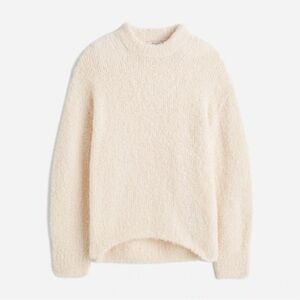 Madewell Wool-Alpaca Blend Bouclé-Knit Oversized Sweater